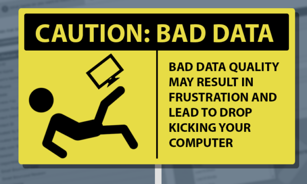 Bad data sign