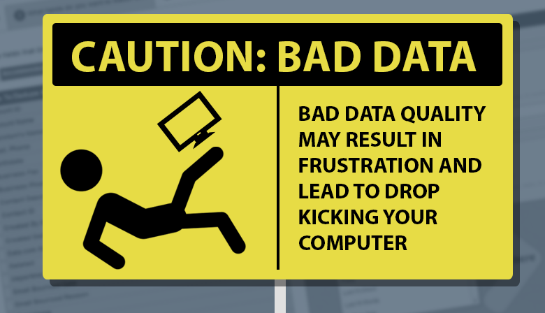 Bad data sign